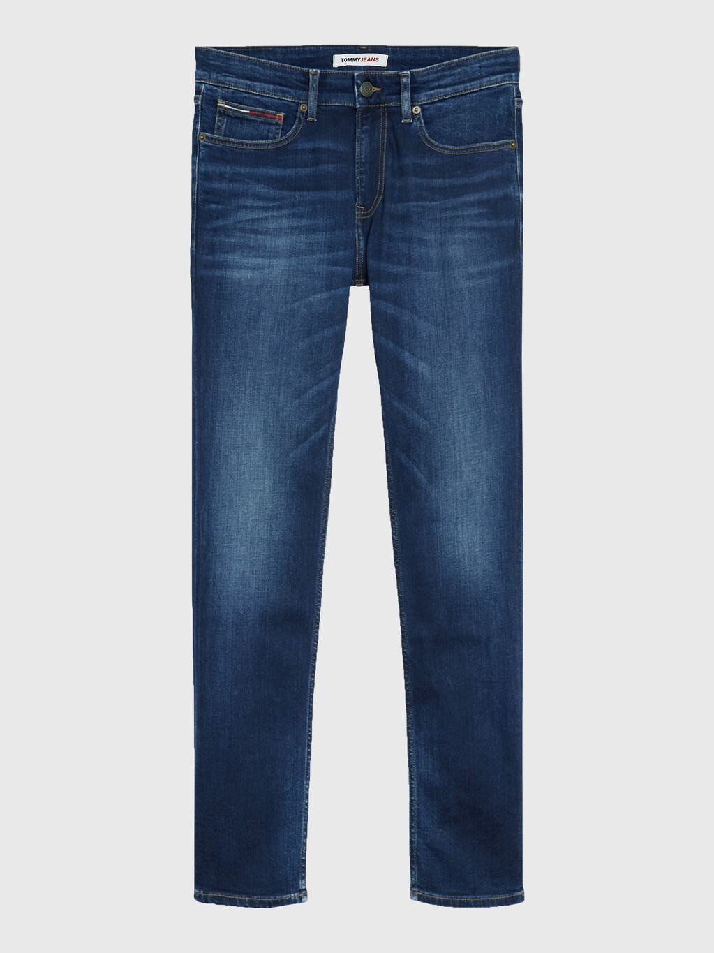 Ryan Relaxed Fit Faded Jeans, Aspen Dark Blue Stretch, hi-res