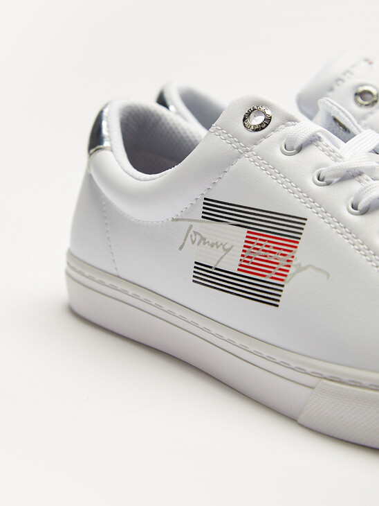 Stripe Flag Logo Sneaker