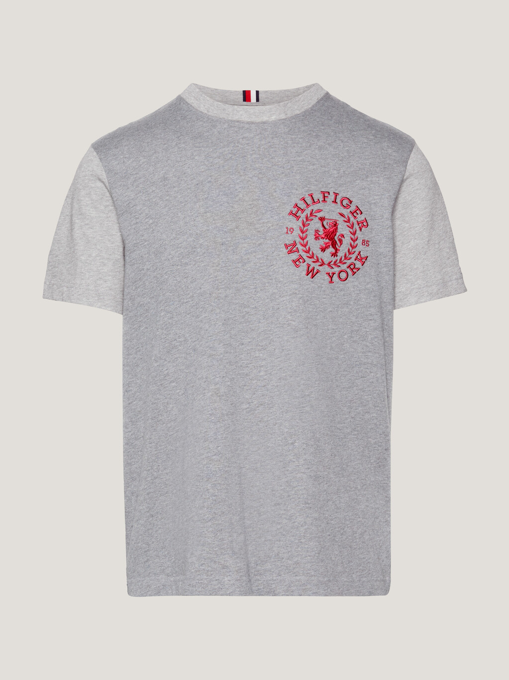 Jersey Crest Logo T-Shirt, Medium Grey Heather/Multi, hi-res
