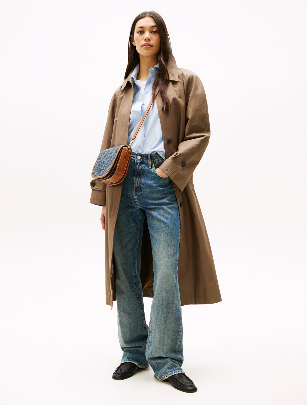 TH Monoplay Crossbody Saddle Bag, Space Blue, hi-res