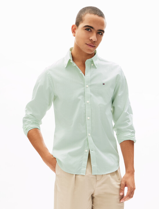 Oxford Stripe Long Sleeve Shirt