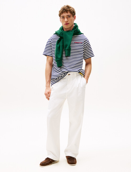 Hilfiger Sailing Breton Stripe Relaxed T-Shirt