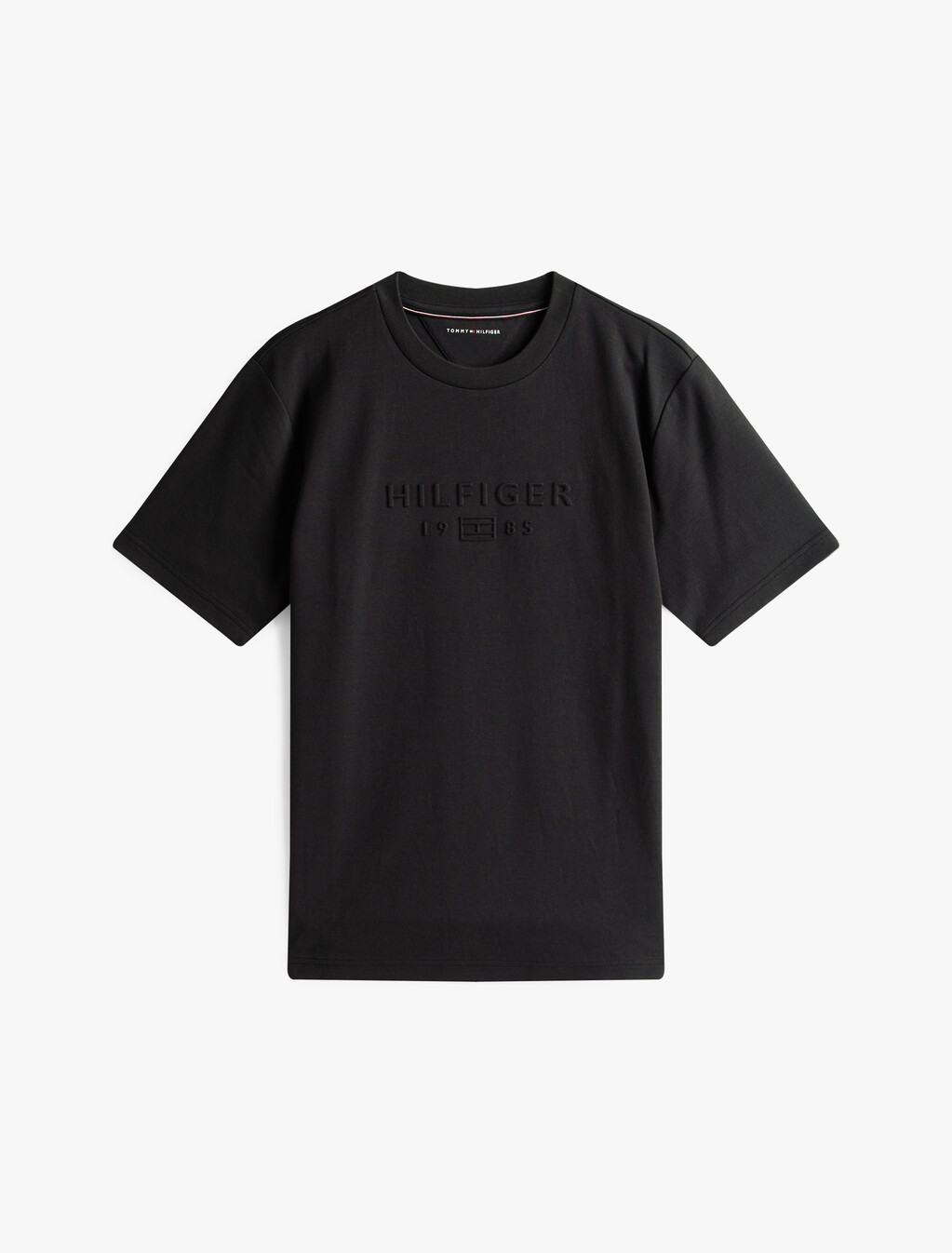 UV Cooling Embossed Logo Pique T-Shirt, Black, hi-res