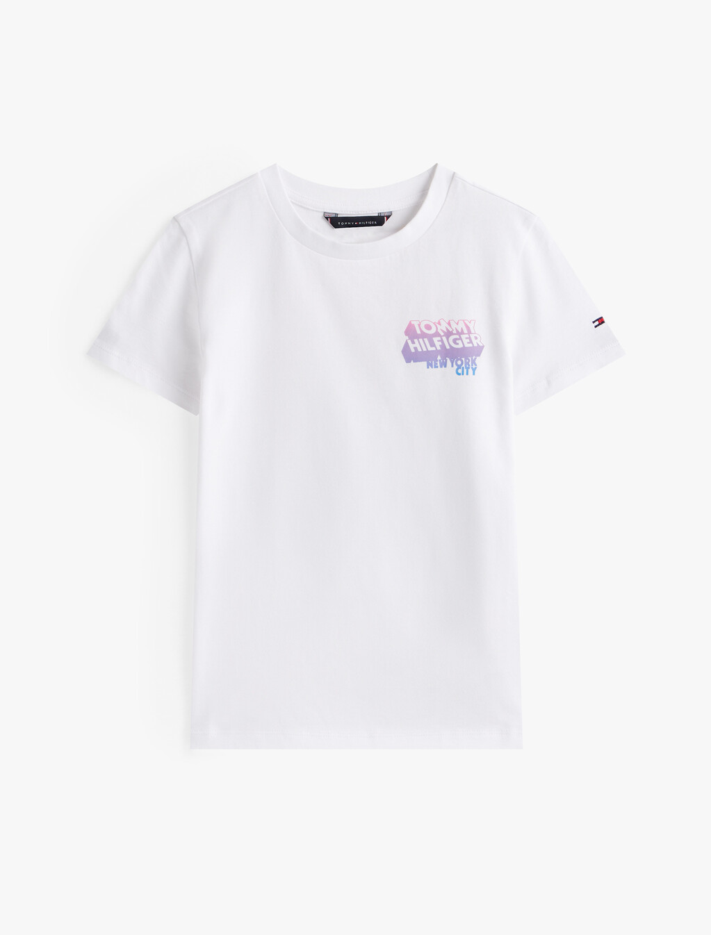 Graffiti Logo Print T-Shirt, White, hi-res