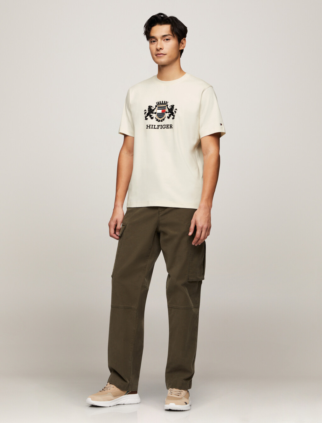 Icon Short Sleeve T-Shirt, Ivory Petal, hi-res
