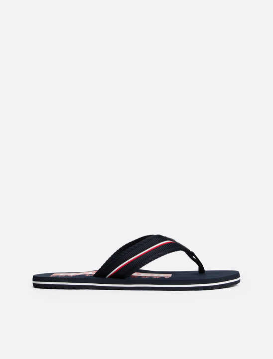 Signature Tape Webbing Flip-Flops