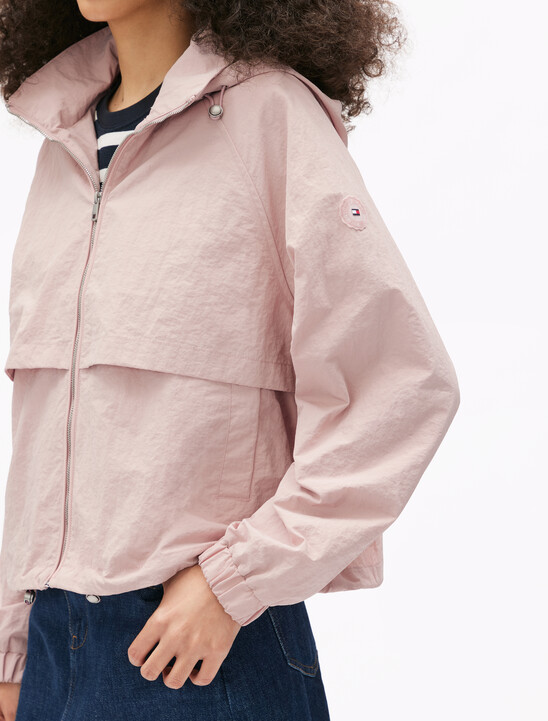 Short Nylon Windbreaker