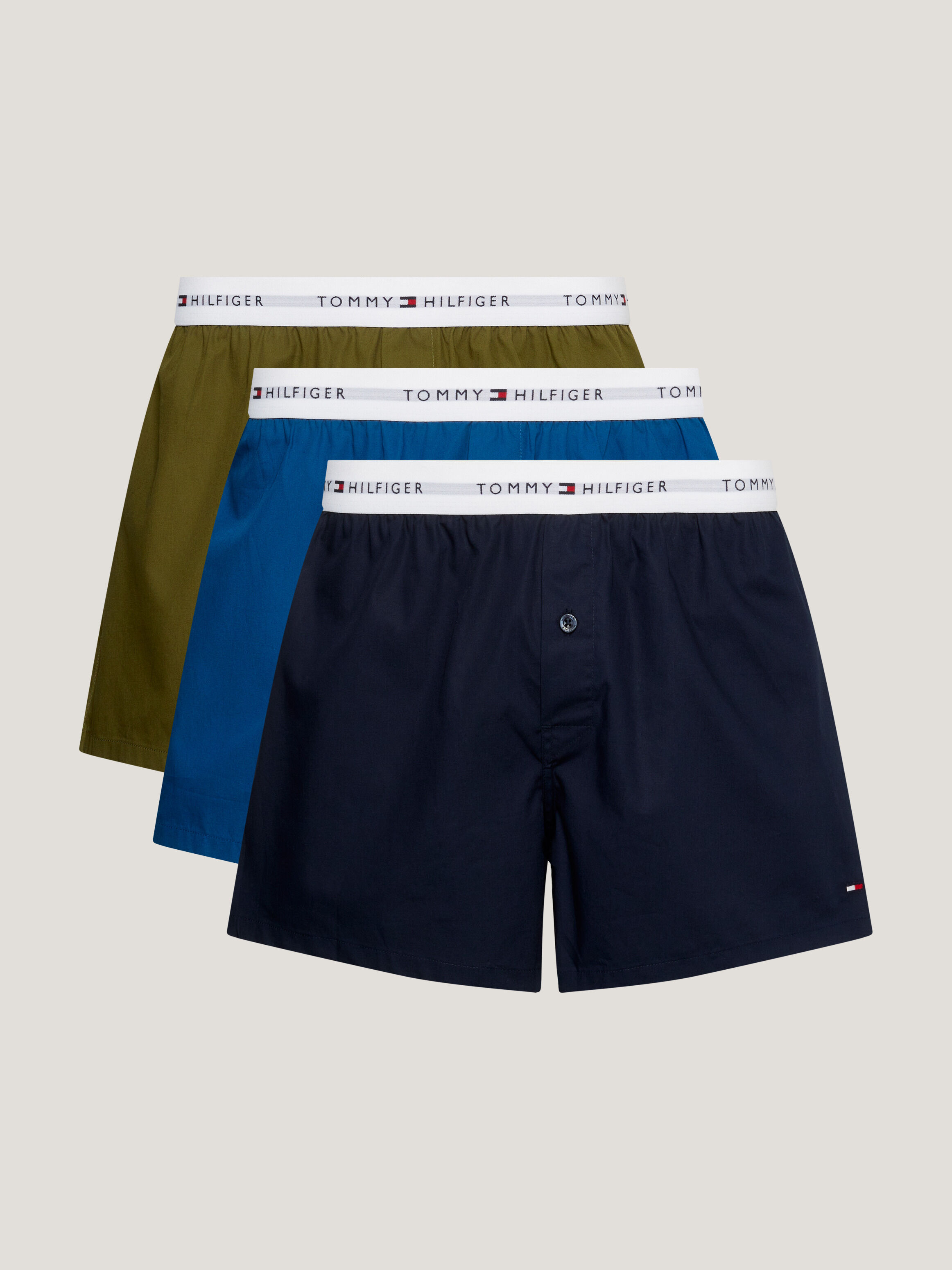 3 Pack Essential Signature Boxer Shorts