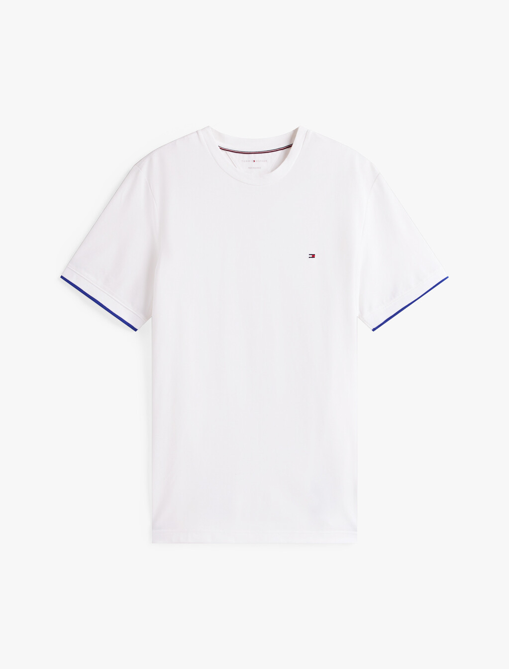 Flex Quick Dry Tipped T-Shirt, White, hi-res