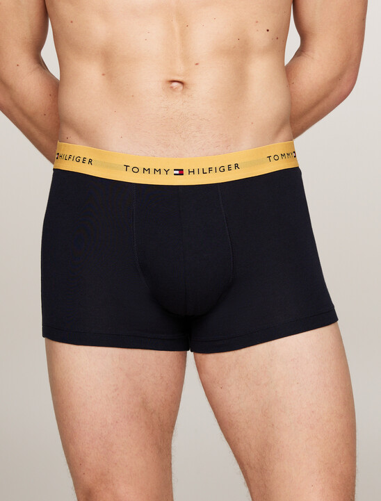 3-Pack Logo Waistband Trunks