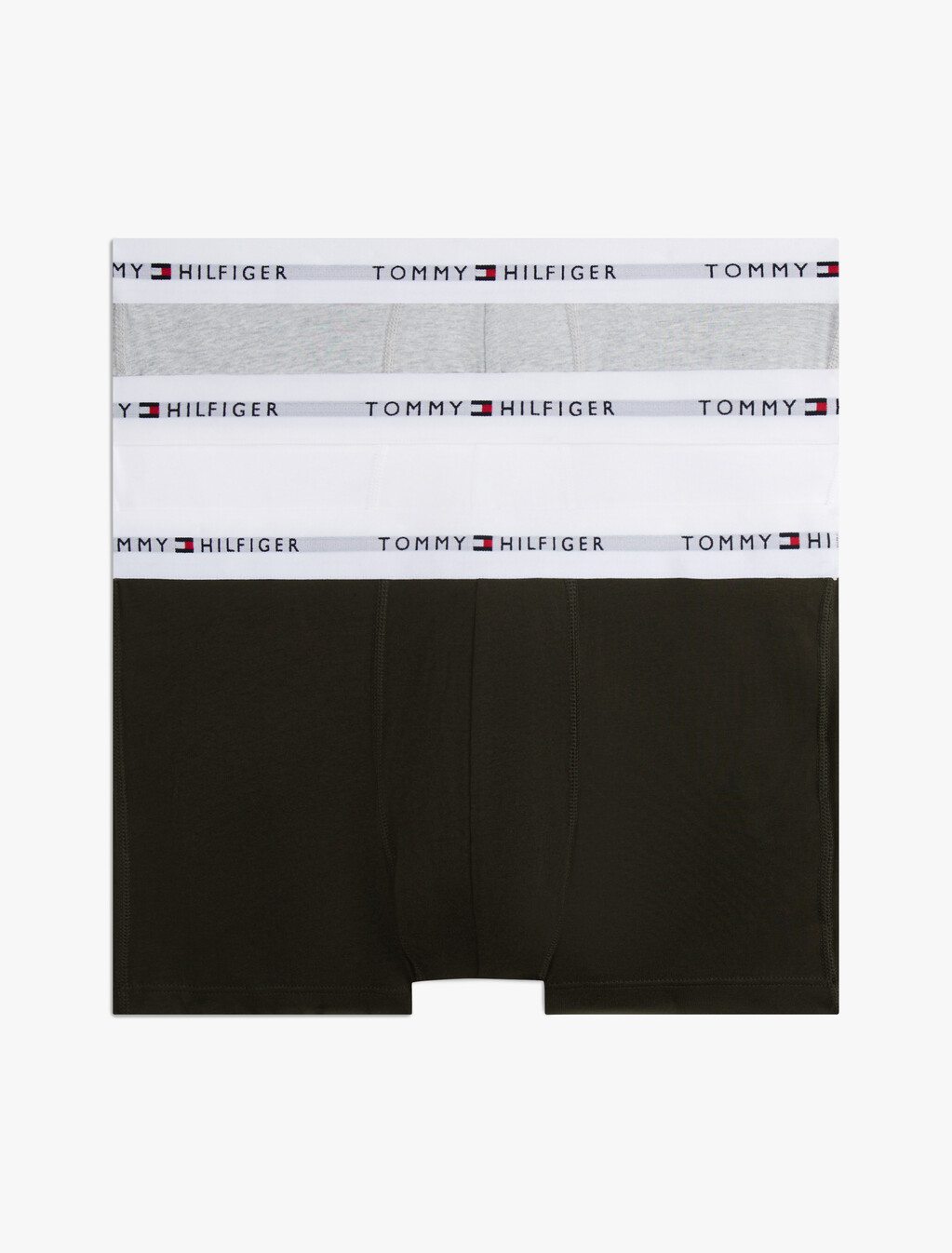 3 Pack Trunks, Grey Heather/Black/White, hi-res