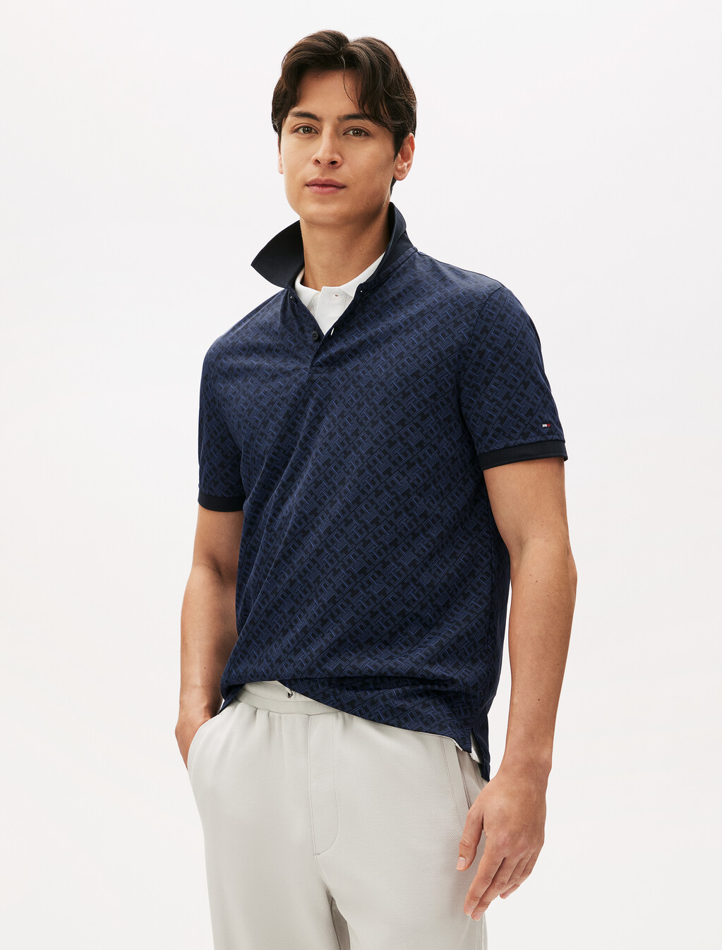 Monogram Regular Polo, Aop Desert Sky, hi-res