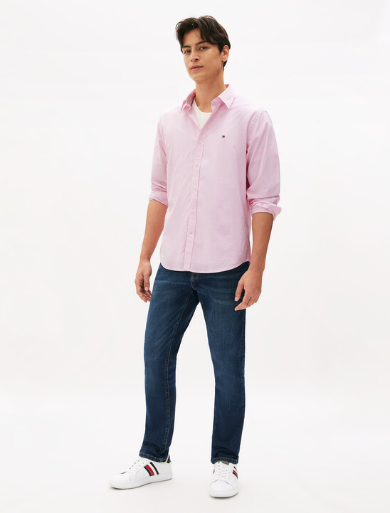 Oxford Stripe Long Sleeve Shirt