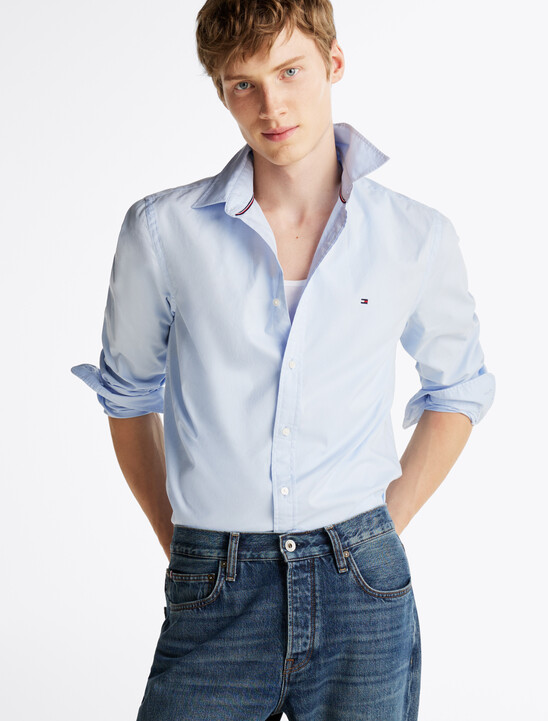 TH Flex Slim Fit Poplin Shirt