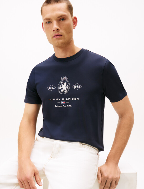 Varsity Graphic Interlock Knit T-Shirt