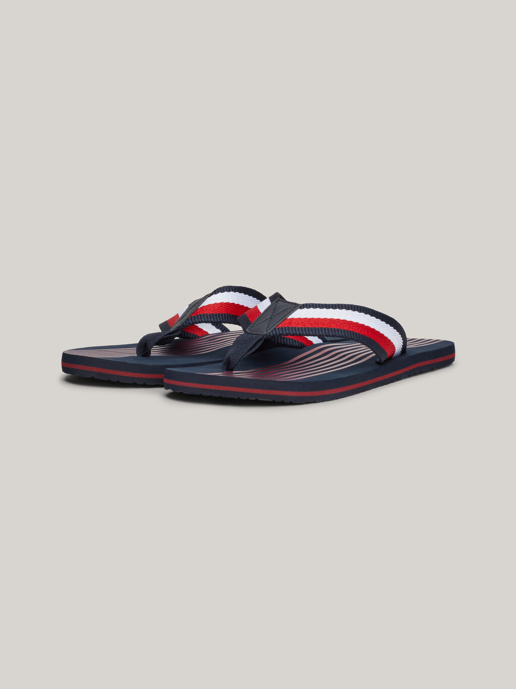 Signature Tape Strap Flip-Flops, Desert Sky, hi-res