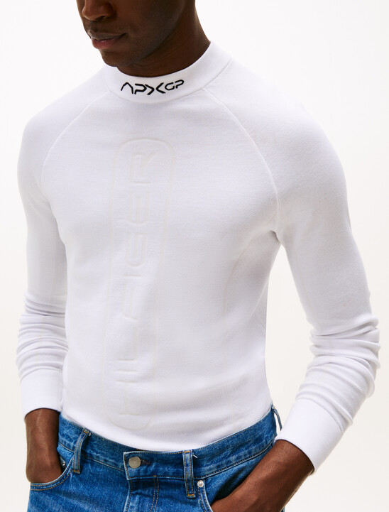 The APXGP Collection Wool Mock Neck Jumper
