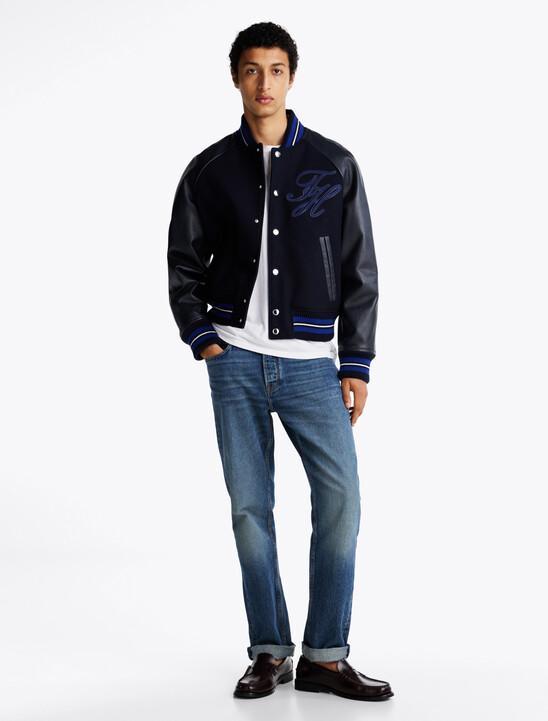 Pure Wool Varsity Jacket