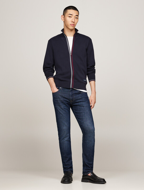 Tipped Zip Thru Jacket