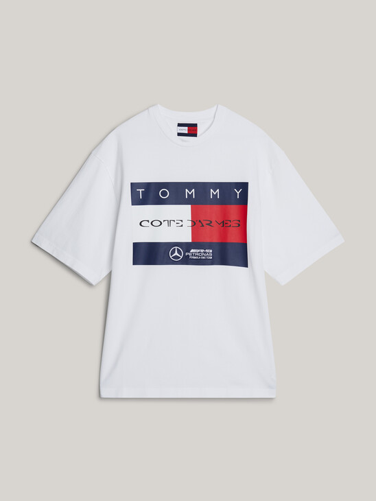 Tommy x Mercedes F1 x CR Flag Logo T-Shirt