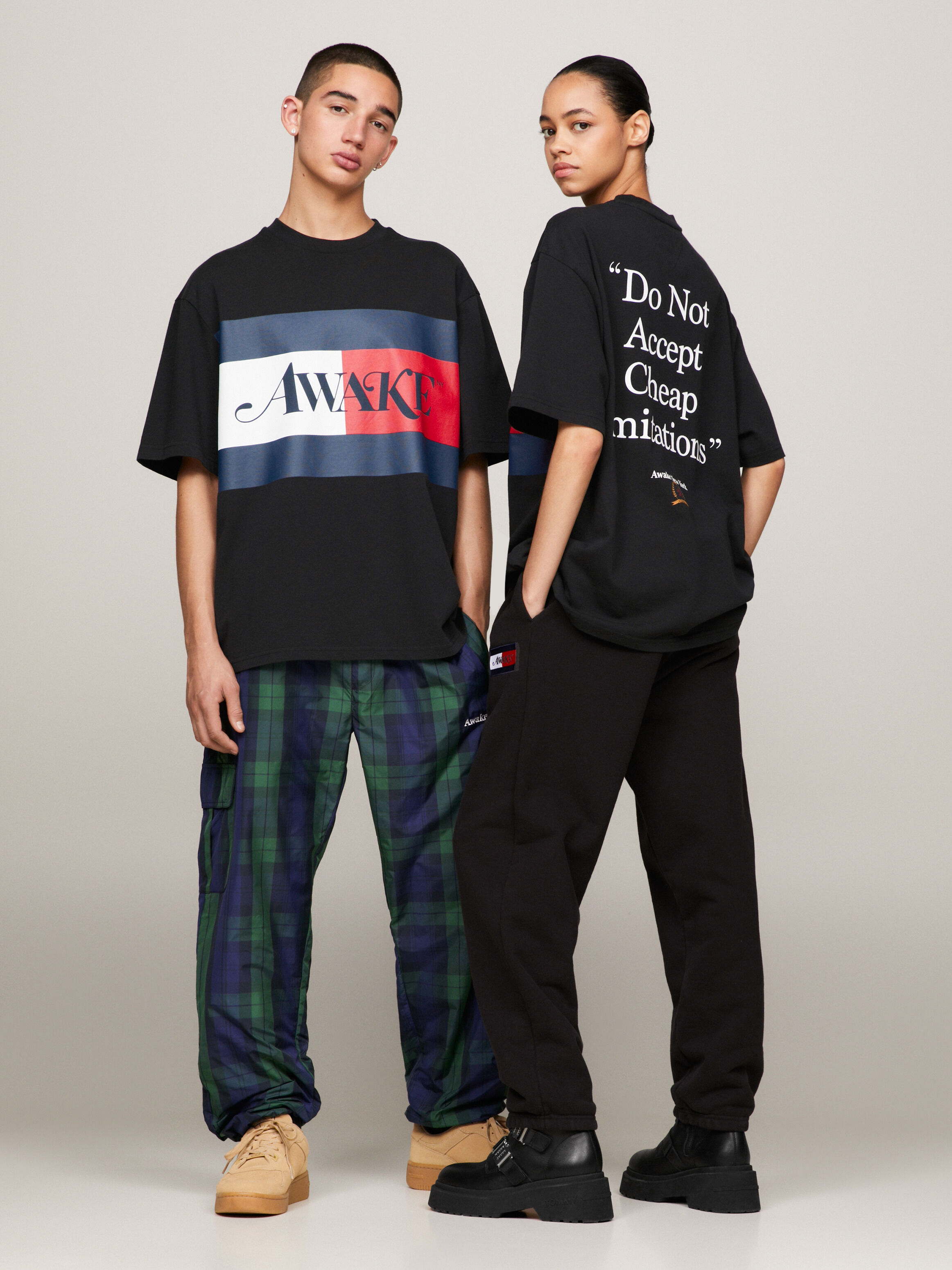 Tommy X Awake NY Back Slogan Relaxed T Shirt
