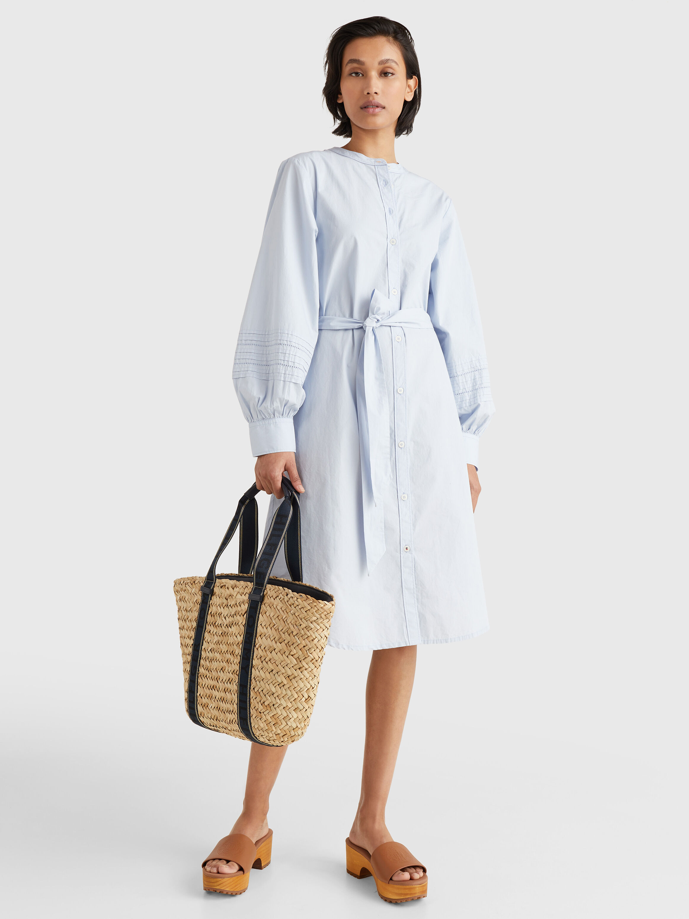 tommy hilfiger green striped dress