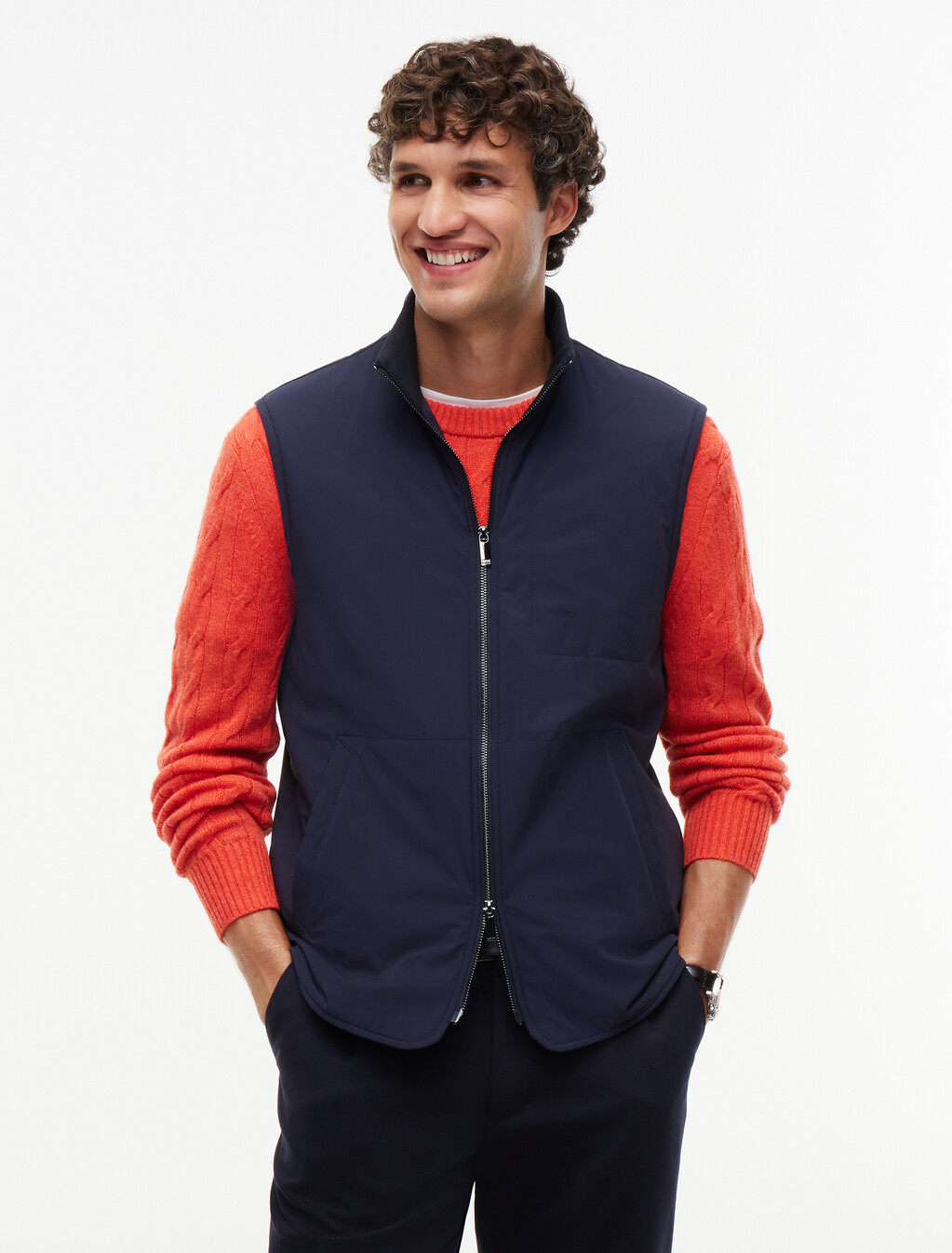 New York Label Performance 3-in-1 Coat, Navy Blue, hi-res