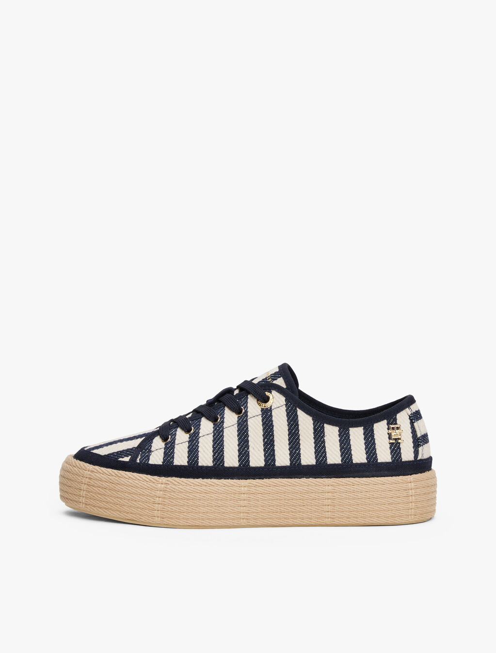 Ithaca Rope Flatform Sneaker, Space Blue Itacha Stripes, hi-res