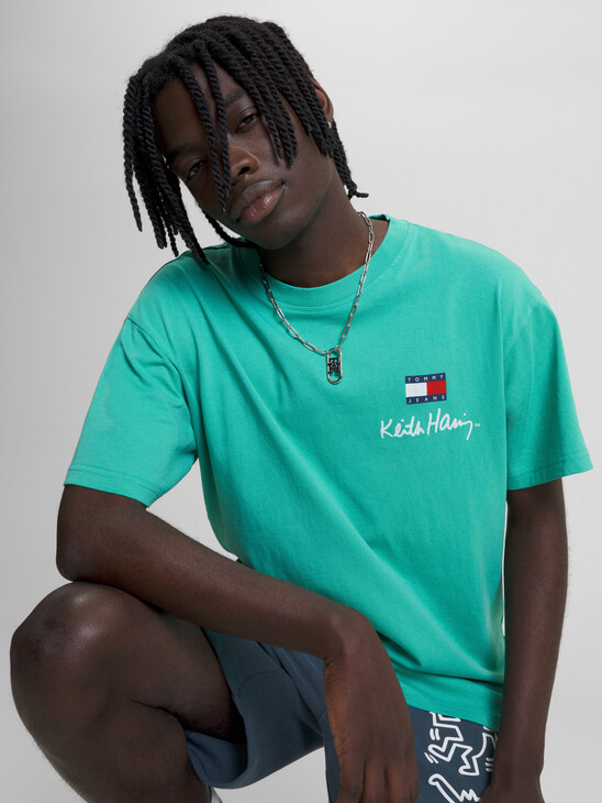 TOMMY X KEITH HARING DUAL GENDER RELAXED FIT T-SHIRT