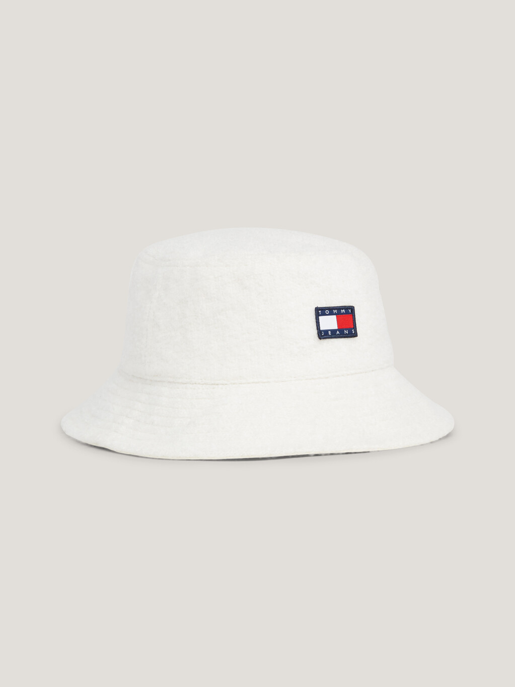 Towelling Logo Bucket Hat, Ecru, hi-res