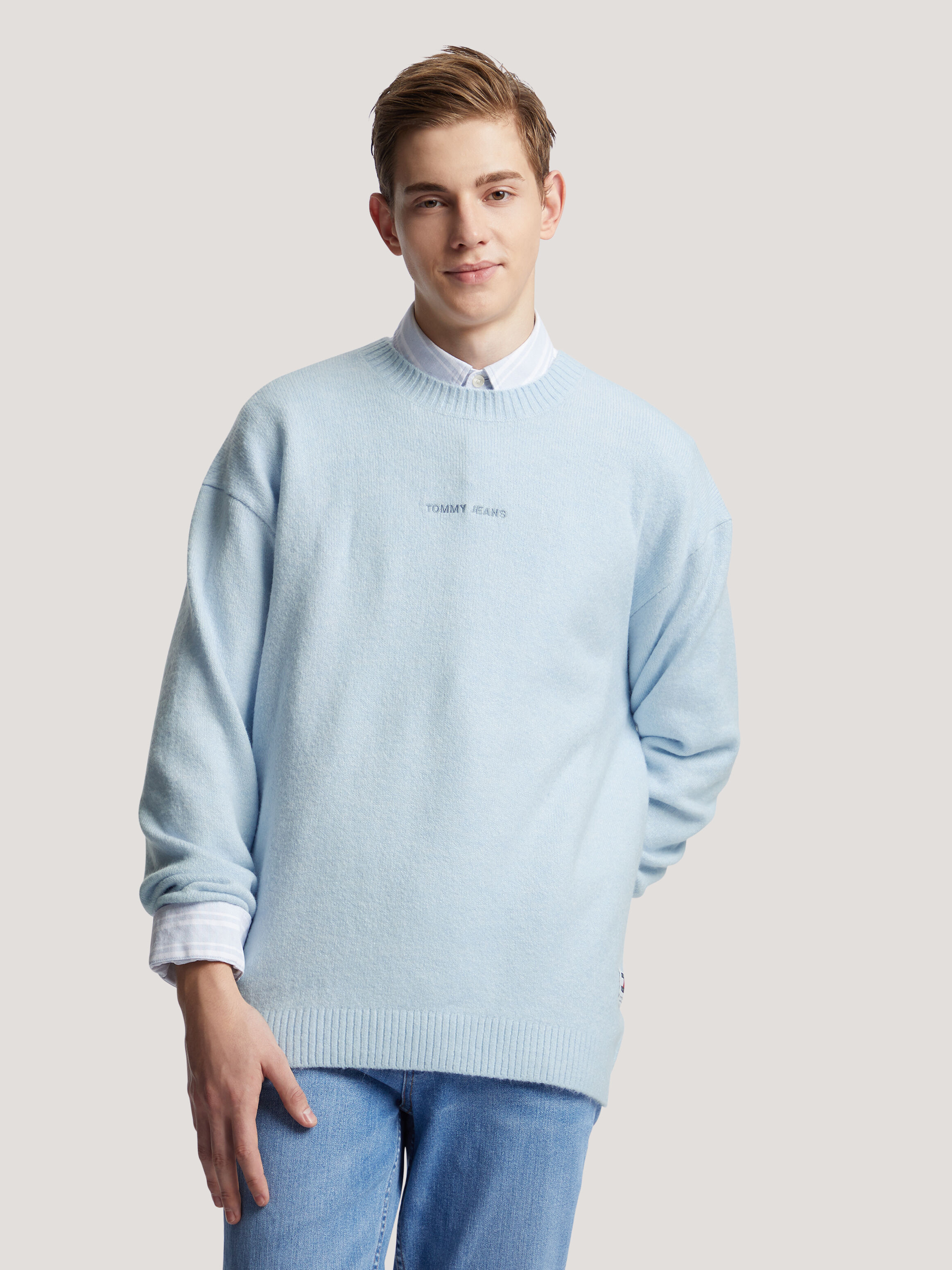 Blue tommy top jeans jumper
