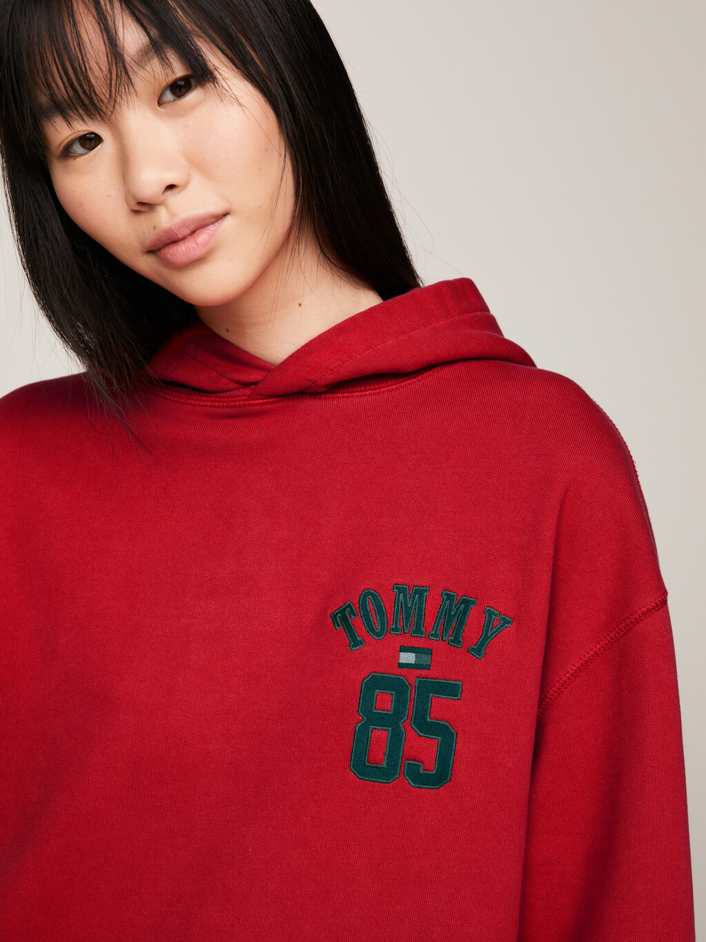 Tommy Remastered Dual Gender 1985 Collection Hoody, Medium Red, hi-res