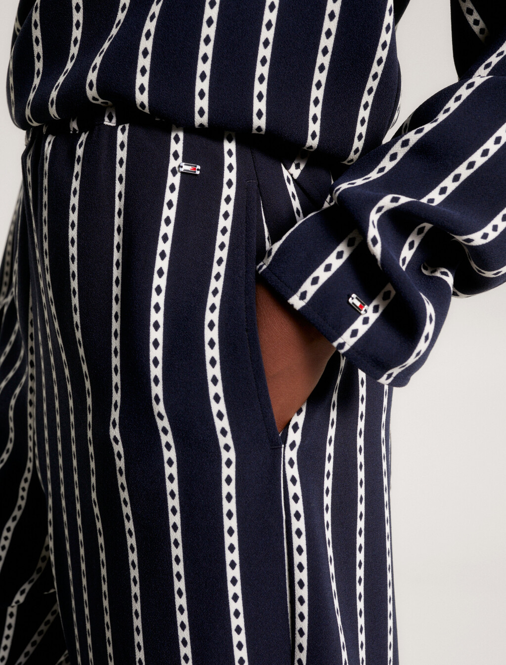 Argyle Stripe Relaxed Pants, Argyle Stp/ Desert Sky, hi-res