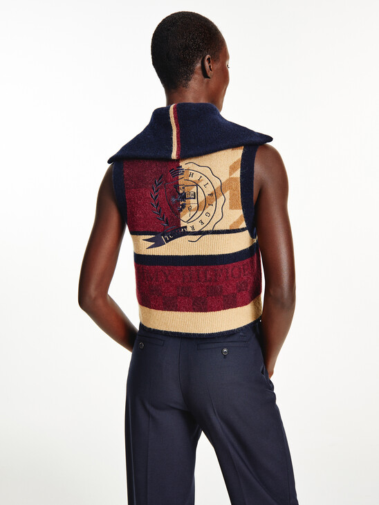 Tommy Icons Patchwork Vest