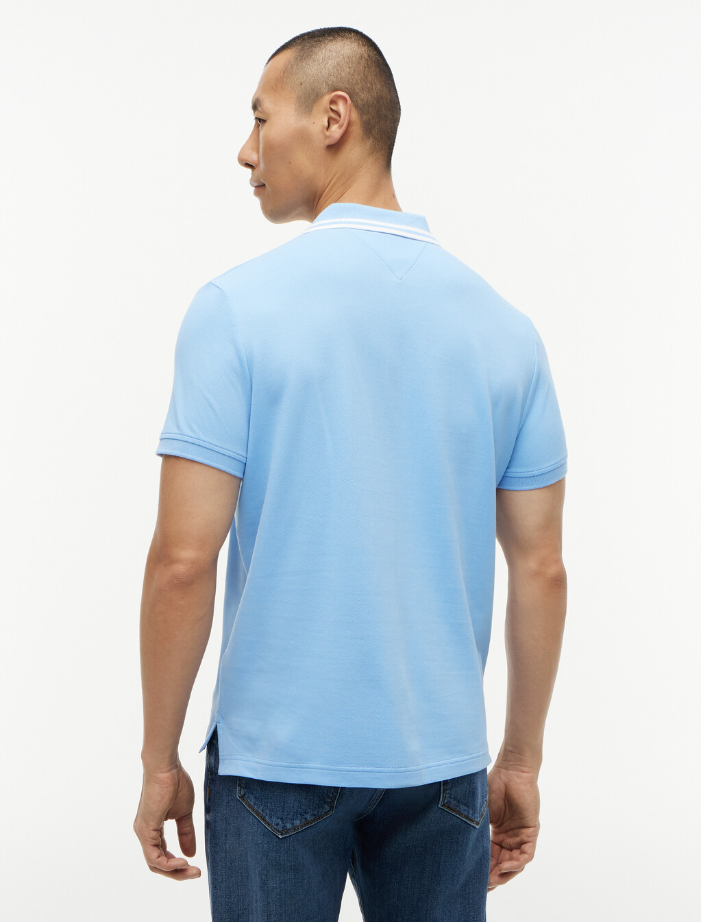 Regular Fit Pique Polo Shirt, Ambient Blue, hi-res