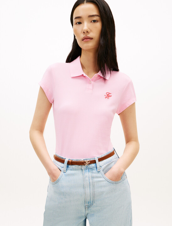 1985 Slim Fit Logo Embroidery Polo Shirt