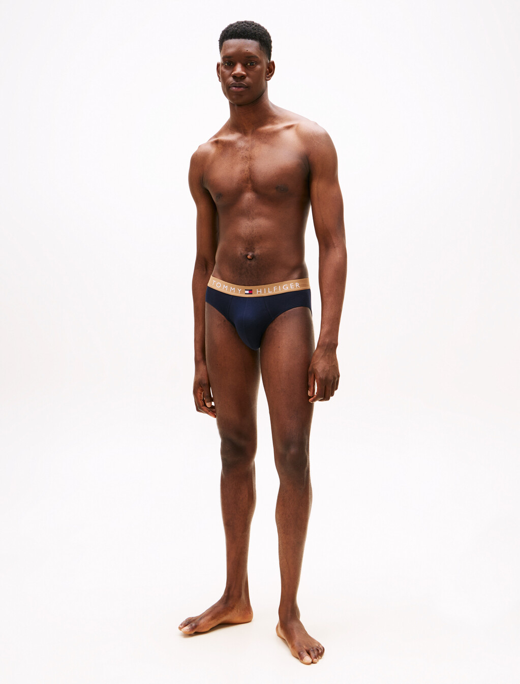 3 Pack Logo Brief, Prp Nvy/Hckory/Brk Blu, hi-res