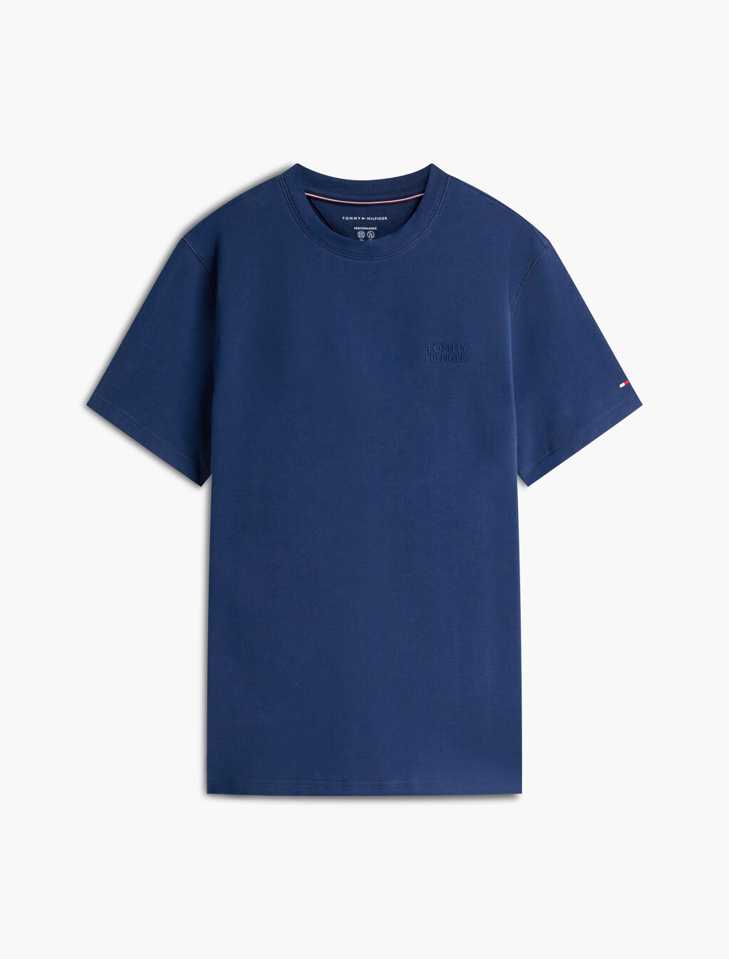 Performance Flex Peached Terry T-Shirt, Carbon Navy, hi-res