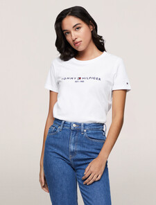 Organic Cotton Logo T-Shirt, White, hi-res