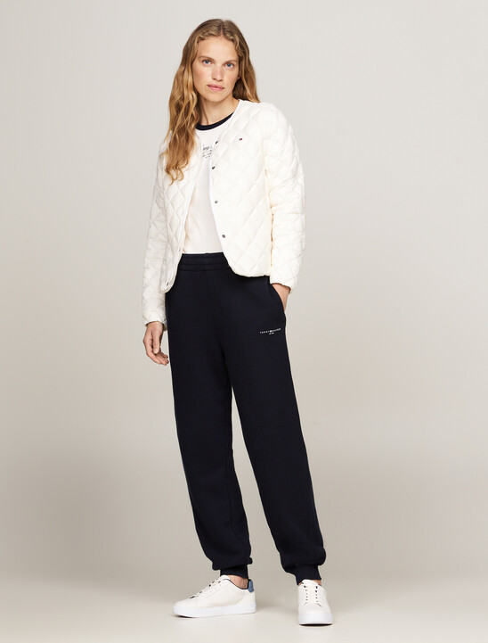 Side Logo Cuffed Joggers