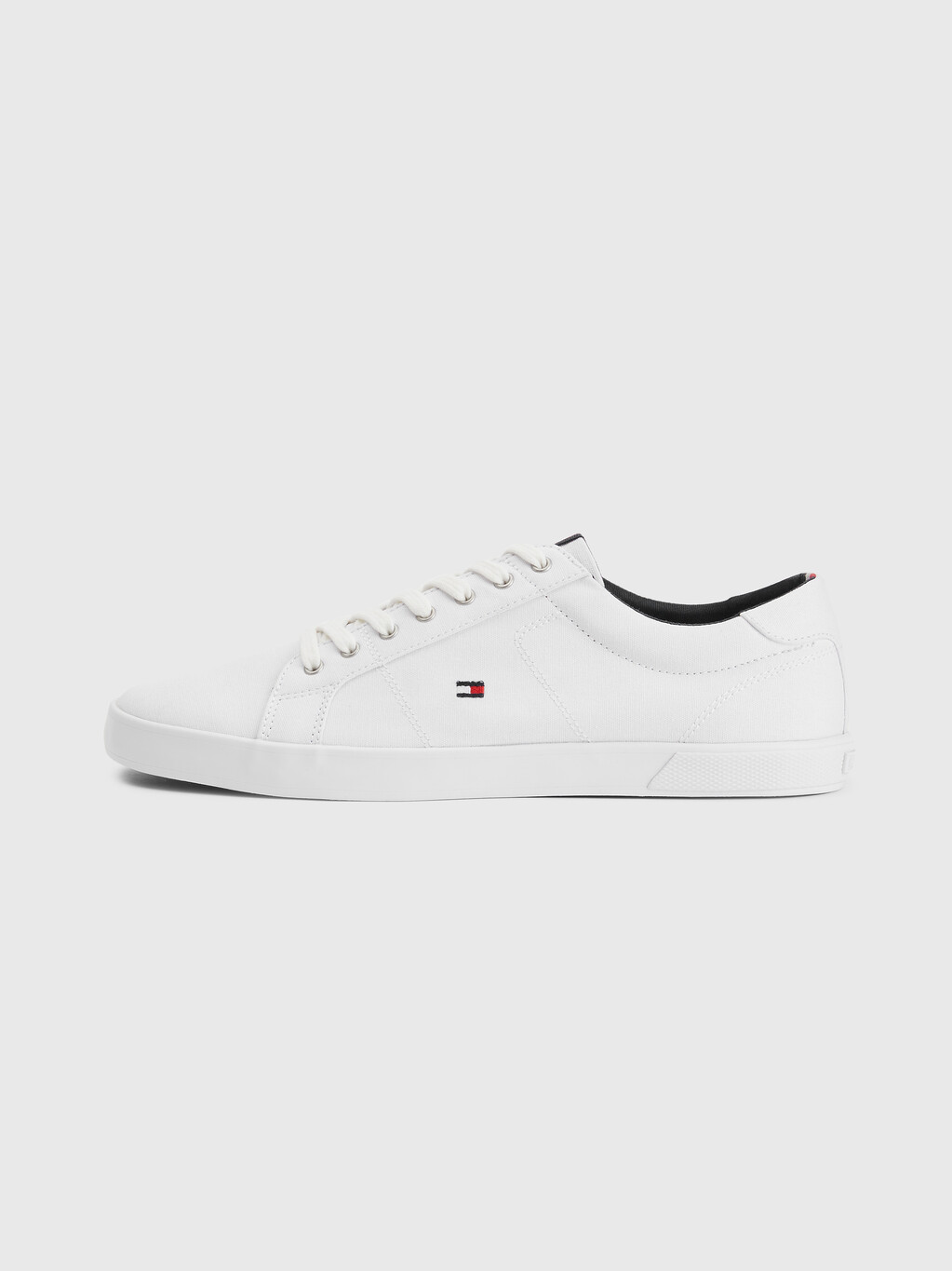 ICONIC LONG LACE TRAINERS, Triple White, hi-res
