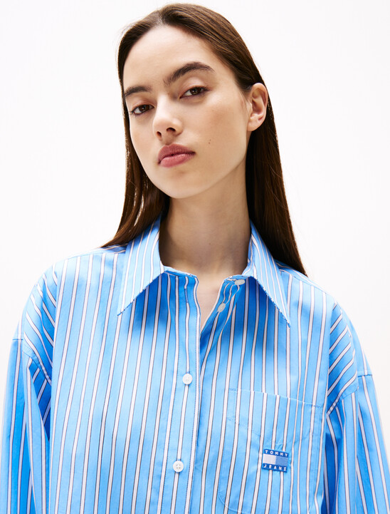 Oversized Mini Shirt Dress