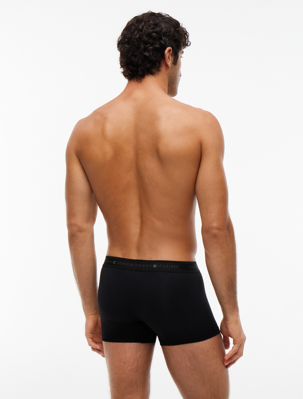 3-Pack Signature Tonal Logo Waistband Trunks, Burgundy/Black/Antique Silver, hi-res