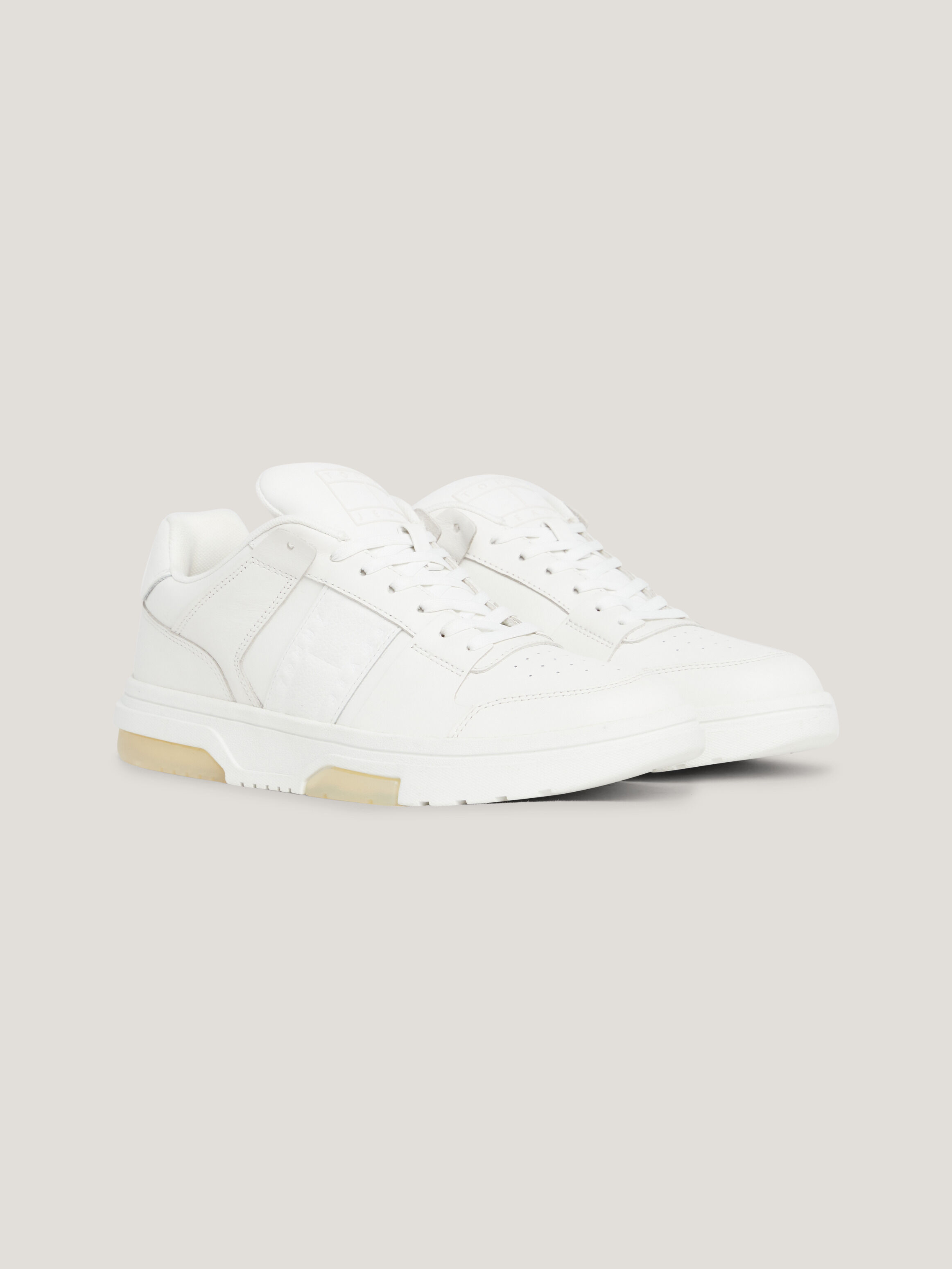 Red tommy hilfiger trainers hot sale