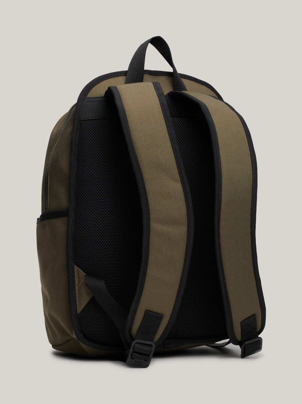 Signature Tape Zip Pull Backpack, Army Green, hi-res