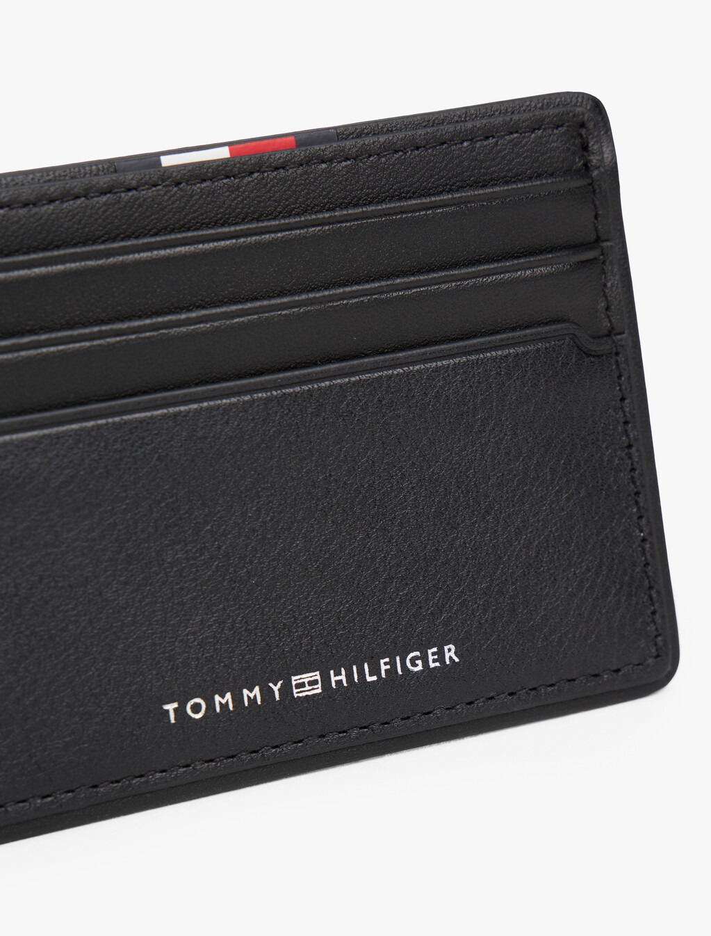 Corporate Leather Credit Card Holder, Black, hi-res