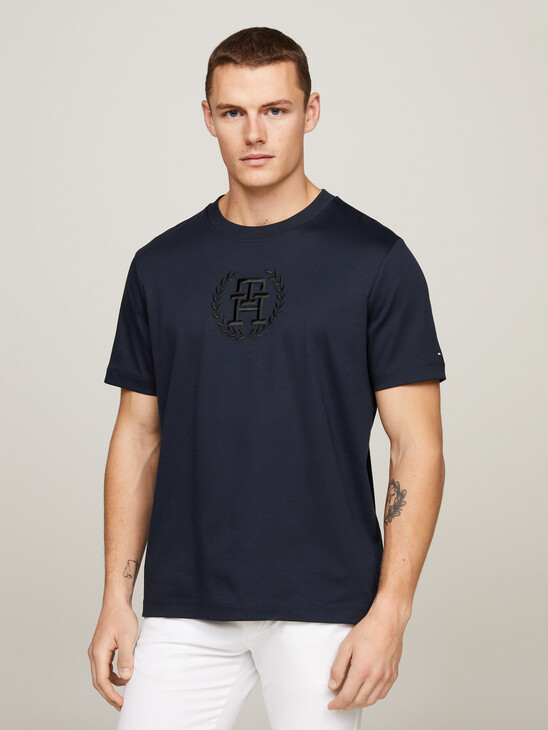 Archive Crest Logo Tonal Embroidery T-Shirt