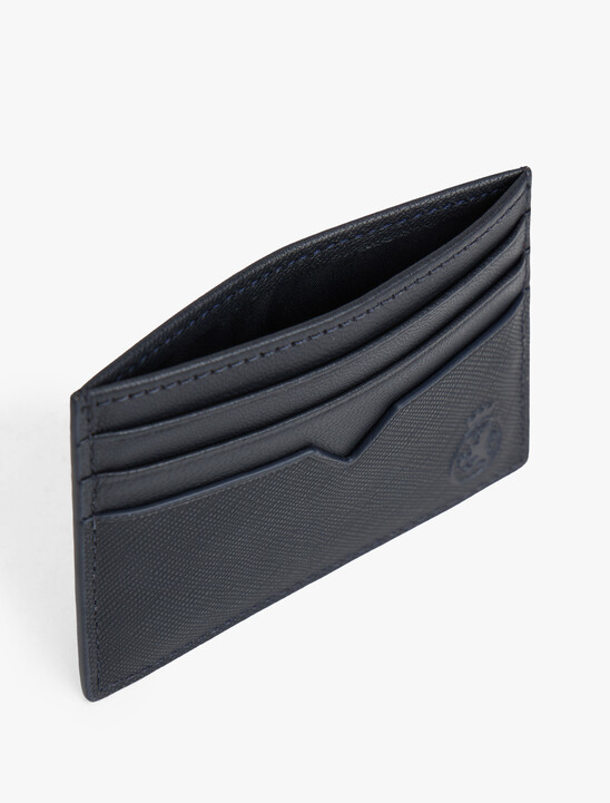 Leather Card Holder And Key Fob Set