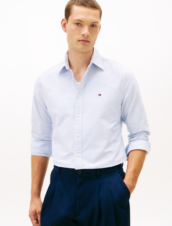 Asia Fit Heritage Stripe Oxford Shirt