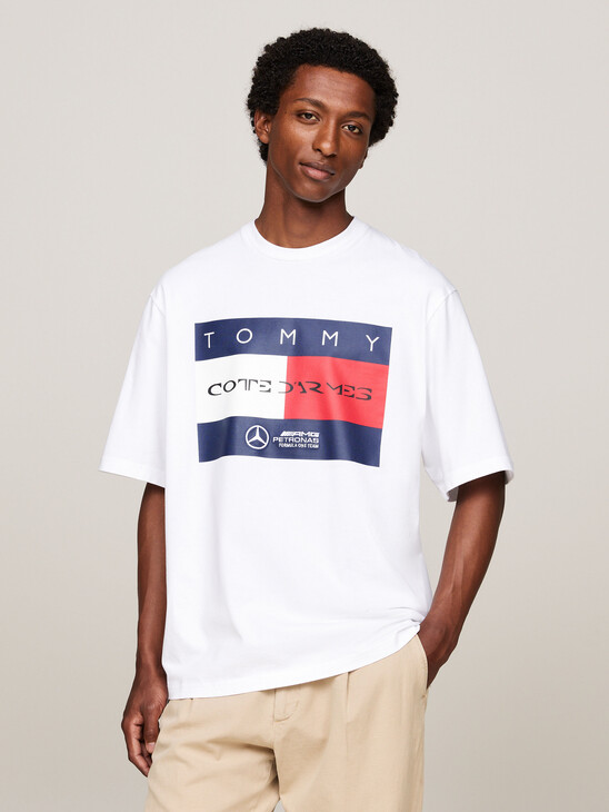 Tommy x Mercedes F1 x CR Flag Logo T-Shirt